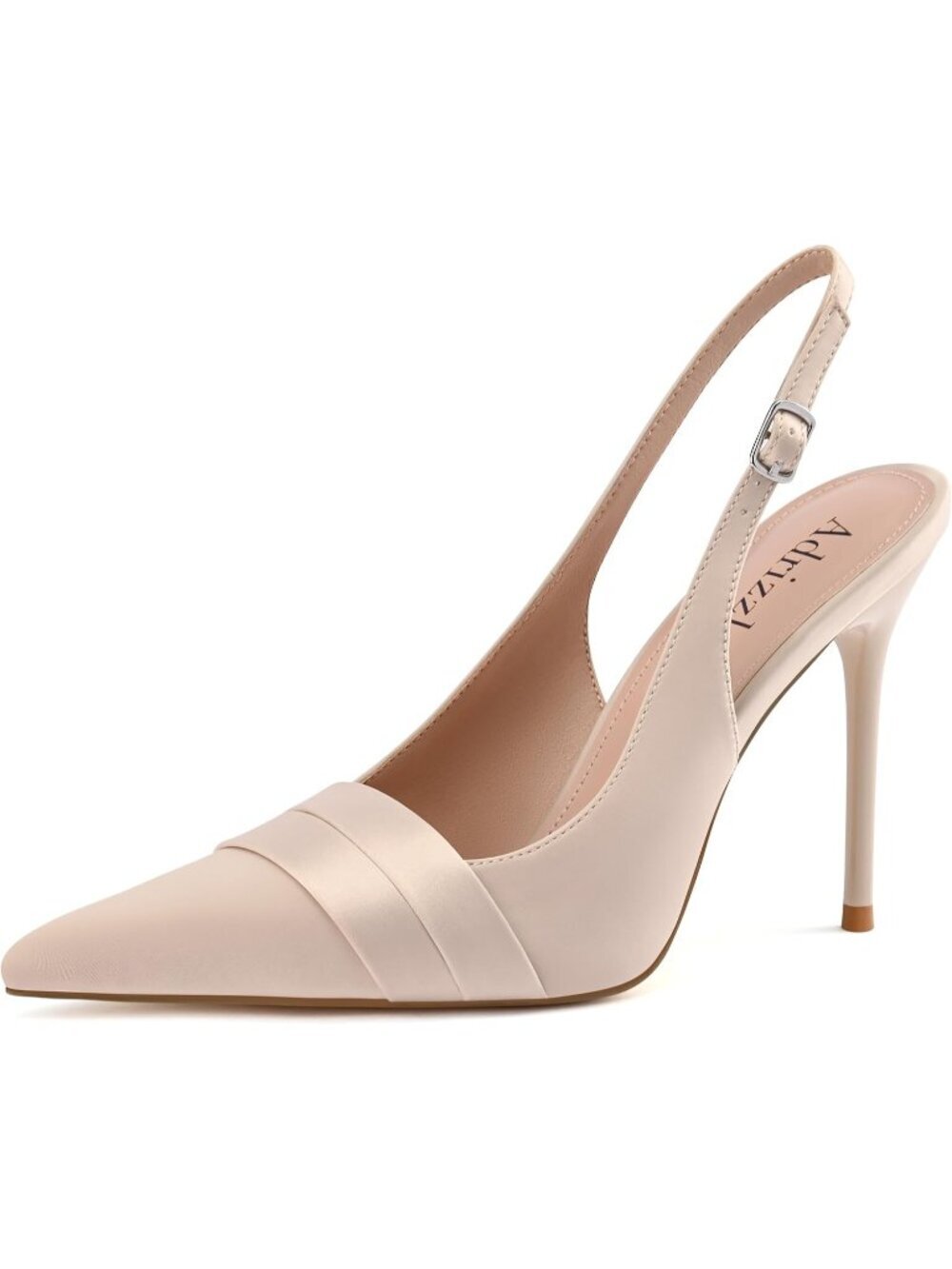 Women's Pink Comfortable Sexy Non-Slip Slingback High Pointed Closed Toe Heel